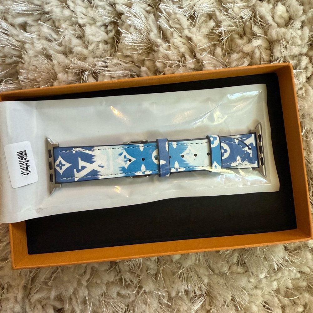 Louis Vuitton Blue and White Watch Band - Picture 2 of 4
